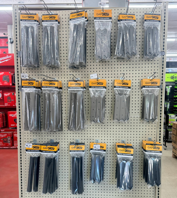 GAPCAP retail display at a Carter Lumber store